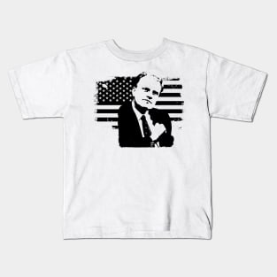 Billy Graham Portrait Kids T-Shirt